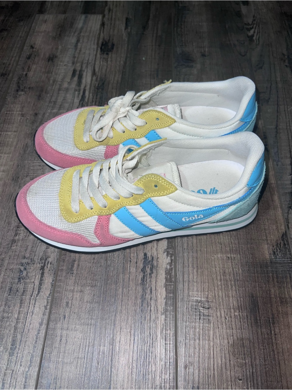 Gola Women's Pastel Multicolor Trainers - Pink, Yellow & Blue